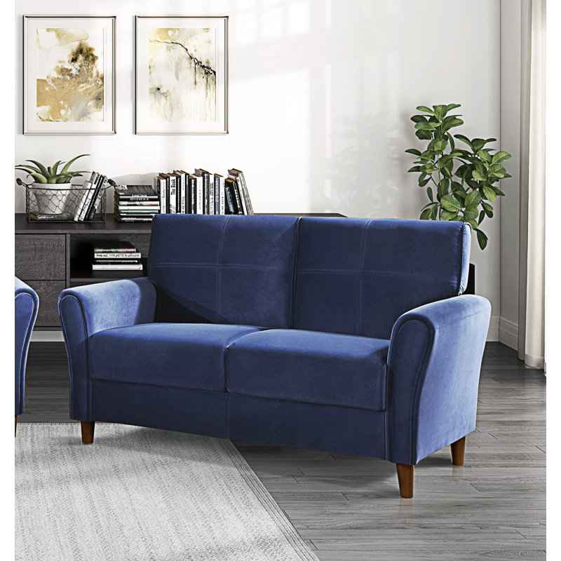 Causeuse Upholstery Comfort, Bleu
