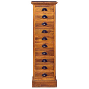 Geocron Solid Wood 10 - Drawer Accent Chest