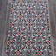 Tapis en laine rouge, noir, beige et blanc Cloral Authentic-306236859