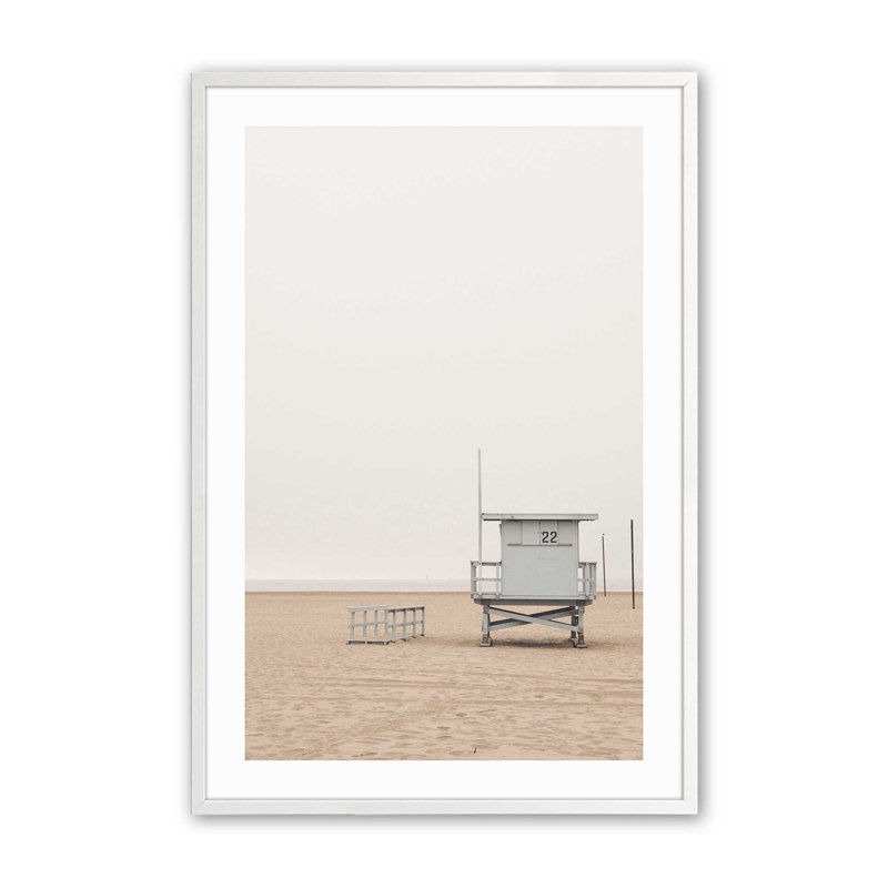 Sandy Sentinel, impression sur rouleau, H 20 po x l 16 po x P 0,1 po, Papier