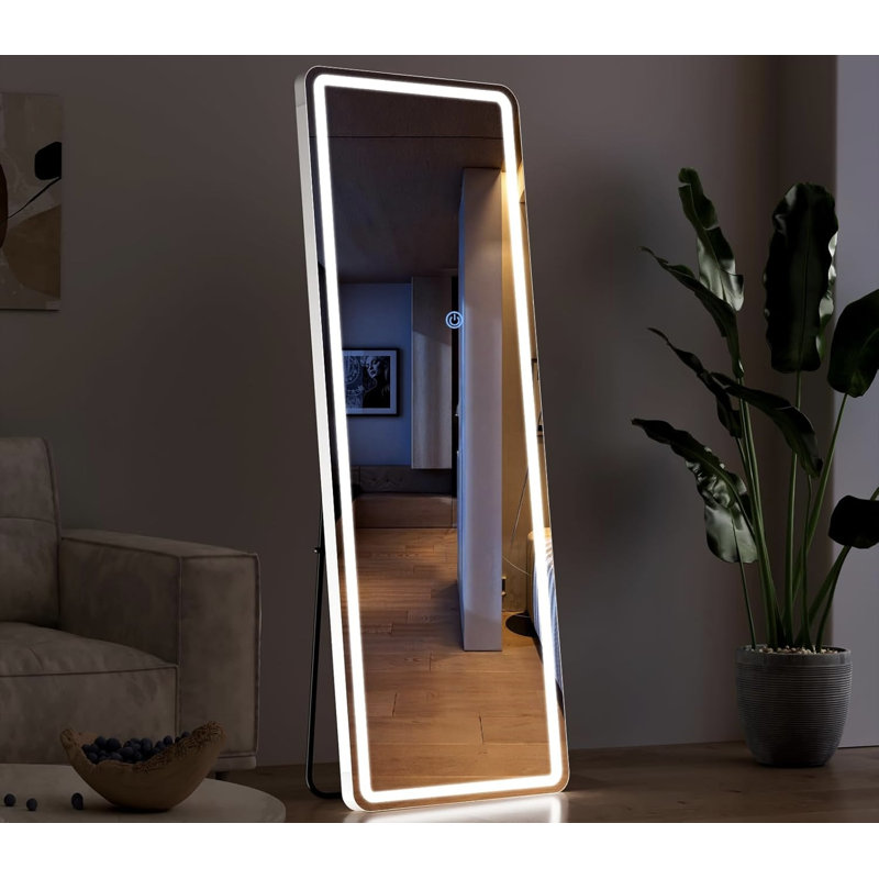 LED Full Length Mirror, 56"X20" Full Length Mirror With Lights