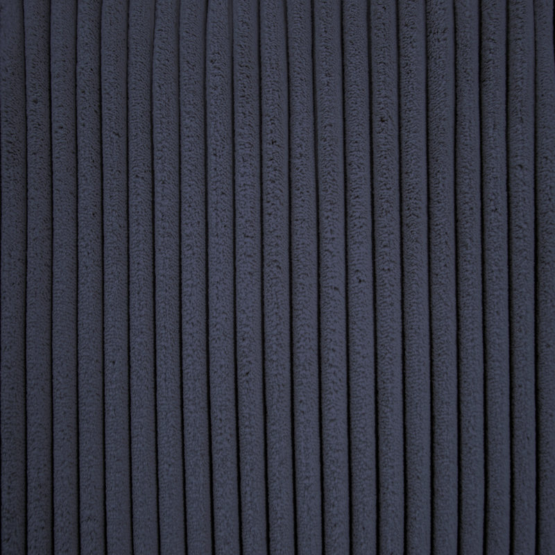 Ensemble modulaire 3 pièces en velours côtelé gris foncé, Velours côtelé gris foncé