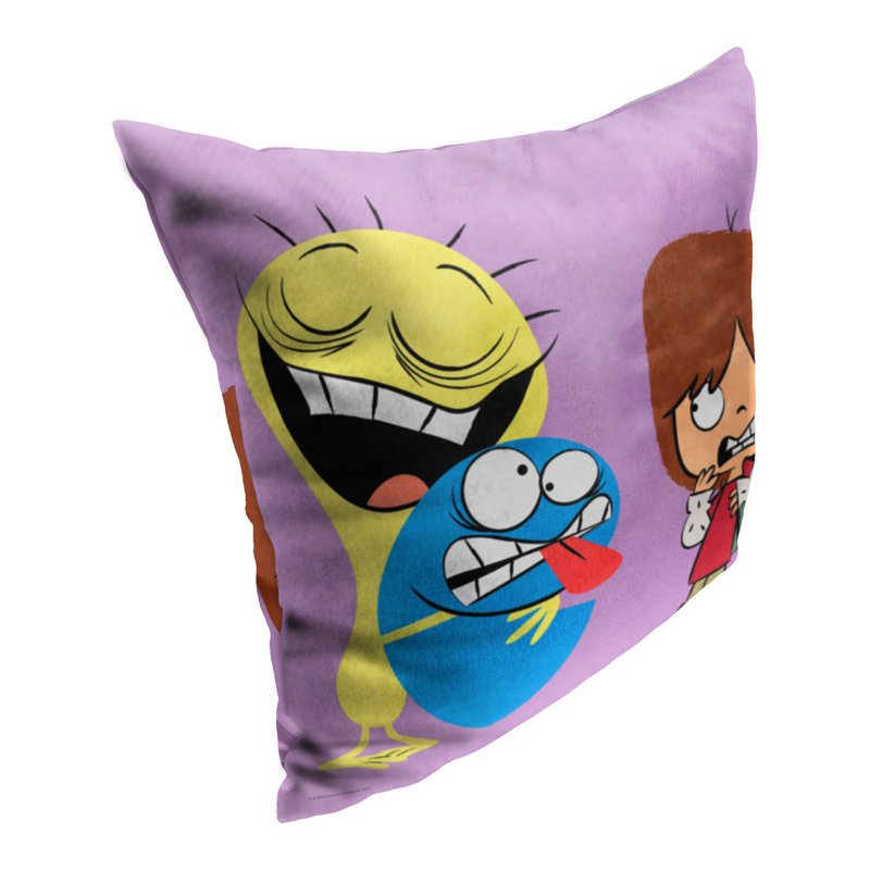 Cartoon Network Foster's Home Purple Polyester Kids Pillow 18x18