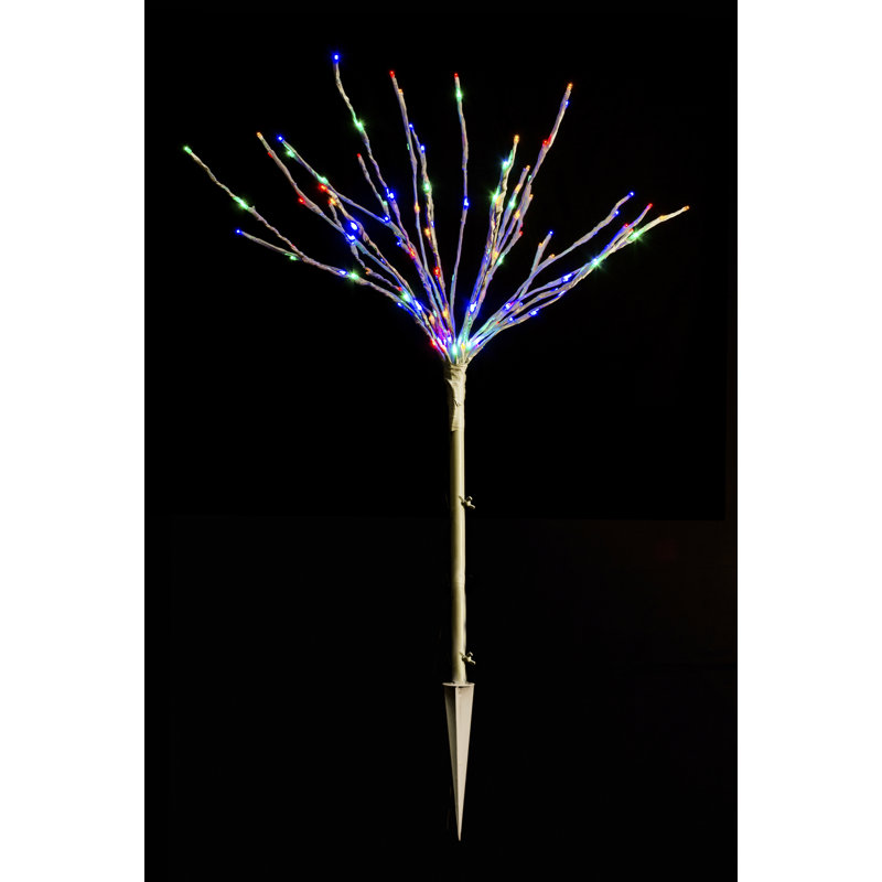 Branche éclairée à del light burst, Multicolore
