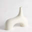 Stretch Cream 10" Earthenware Table Vase