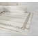 Kelisia Striped Machine Woven Polypropylene/Polyester Area Rug in White