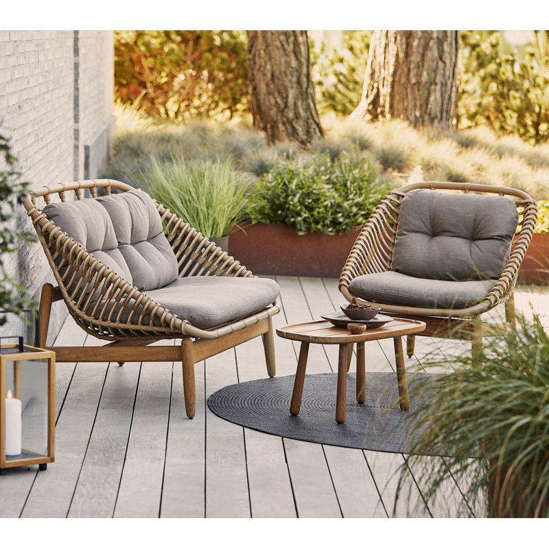 Strington Teak Patio Chair with Cushions