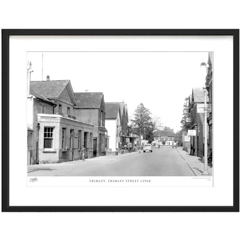 Frimley, Frimley Street C1960 by Francis Frith - Single Picture Frame Print, 28cm H x 36cm W x 2.3cm D