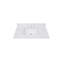 37 po Plateau en quartz blanc avec évier rectangulaire Lotte Radianz Everest-62506706