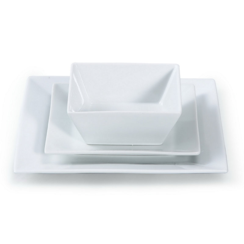 Tague 12 Piece Dinnerware Set, Service for 4