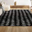 Tapis noir / crème Kellman-1782965785