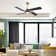 Kyliegh 56'' 4-Blade DC Motor Ceiling Fan with LED Light and Remote