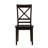 Iyad 3-Piece Solid Wood Drop Leaf Dining Set With Cross-Back Chairs - Espresso-1913182157