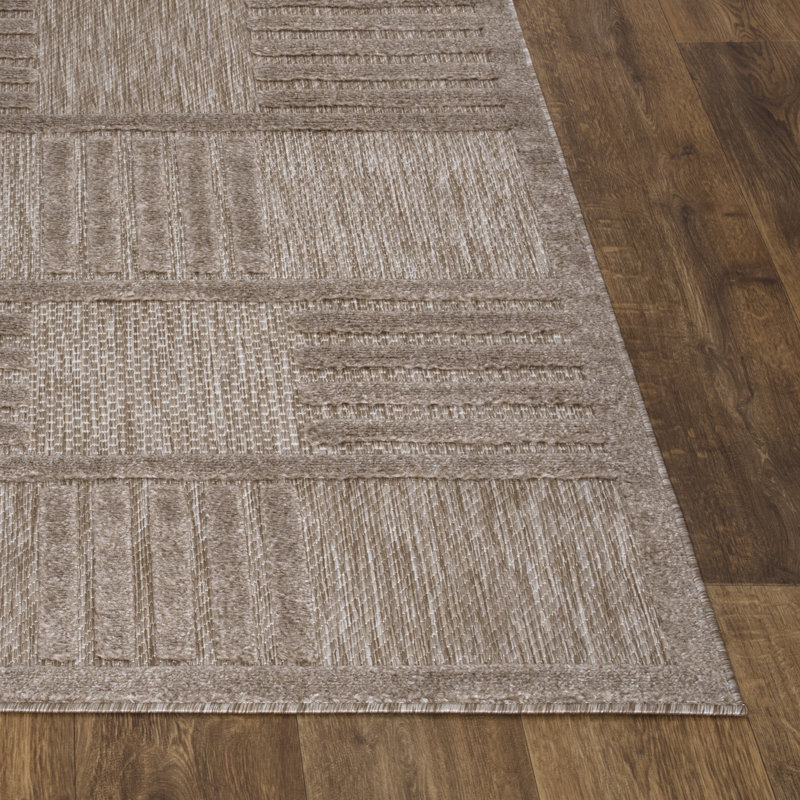 Koorosh Plaid Area Rug, Rectangle 120 x 170cm