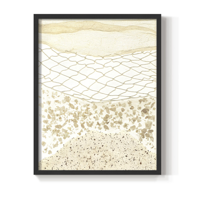 «Coast Away II», reproduction encadrée - bois massif, Noir, H 10 po x l 8 po