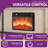 23'' W Electric Fireplace