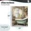 Estampe numérique pour salle de bain avec tablettes florales-1221235263-1221235262
