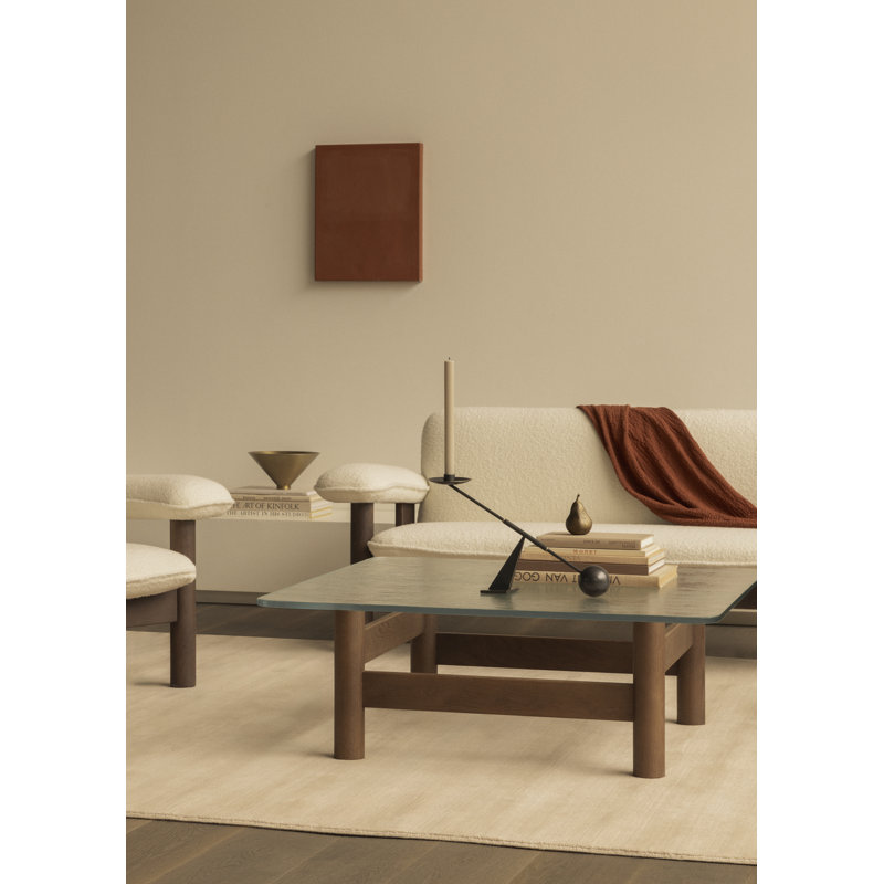 Brasilia Coffee Table, Natural Oak