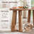 63" Oval Dining Table For 6 With Triangular Structure Pedestal Stable Base & Curved Table Edge-858055749