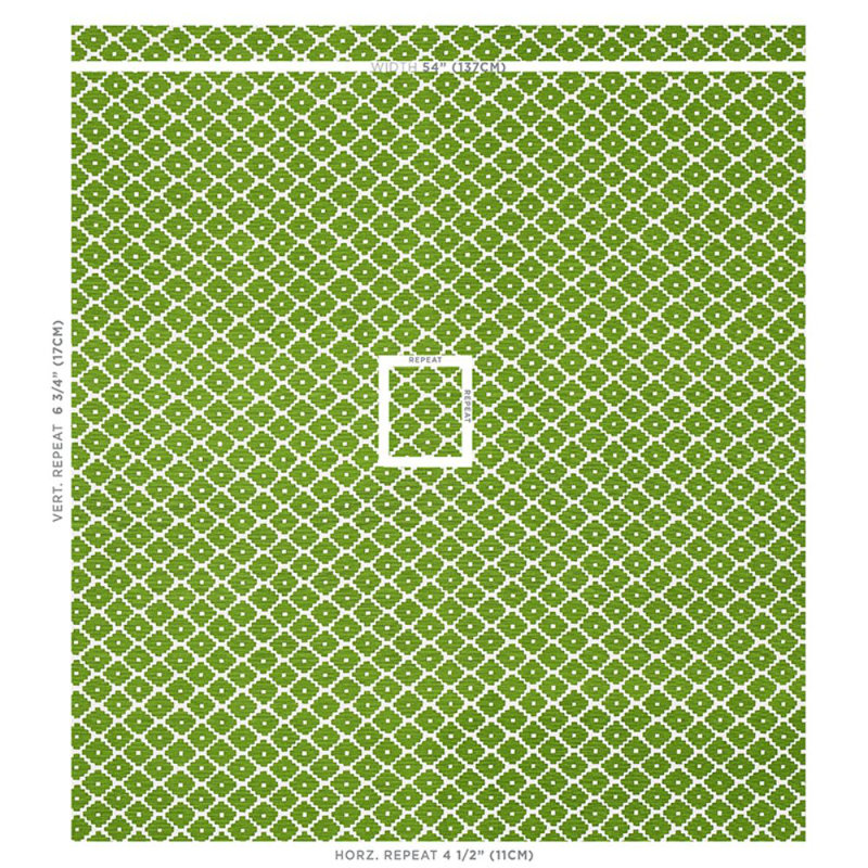 Ziggurat Fabric, Green