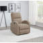 Fauteuil inclinable électrique brun clair Grant-370866447
