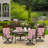 ARDEN Outdoor Dining Chair 3.5" Cushion-1396746999