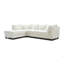 Canapé modulaire (repose-pieds non inclus), blanc