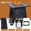 Foyer de table au propane en acier 40 000 BTU avec couvercle en acier