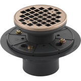 Round Design 3" Grid Shower Drain