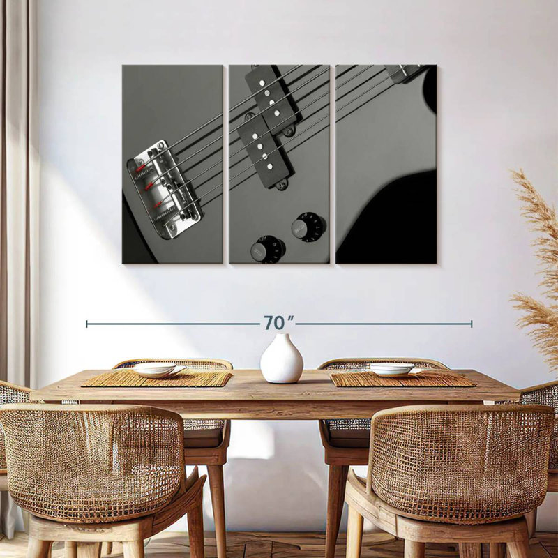 Abarca Bass Guitar, 36" H x 57" W