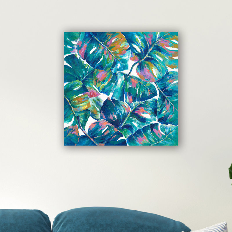 «Hopeful Spring» - peinture sur toile tendue, H 20 po x l 20 po x 1,5 po