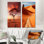 «Australie Red Centre Solitude», 2 pièces sur toile
