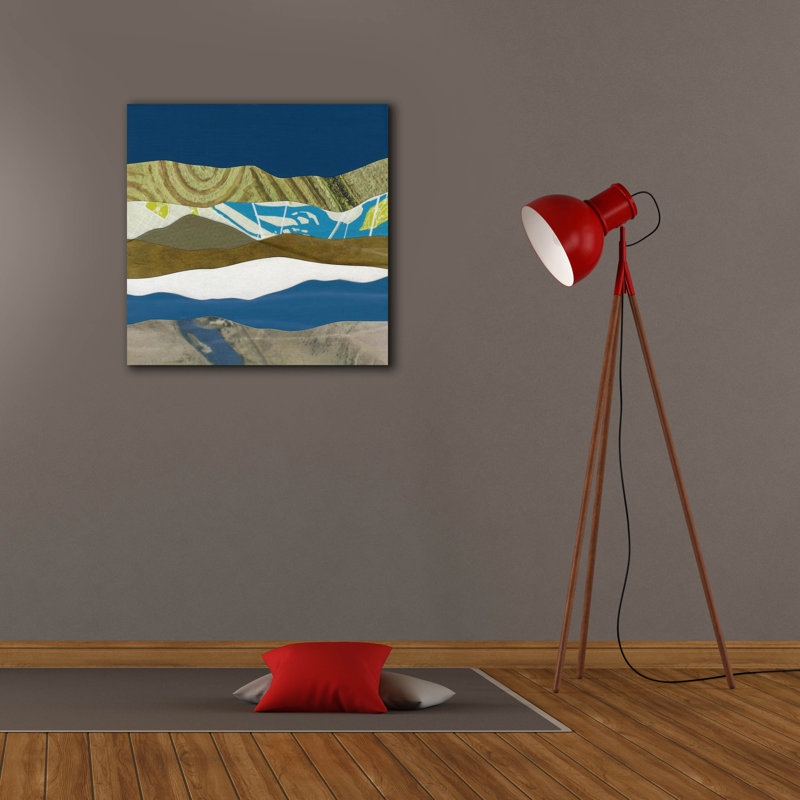  «Mountain Series 163» par Lorelle Rau, art mural sur toile, 26 po x 26 po