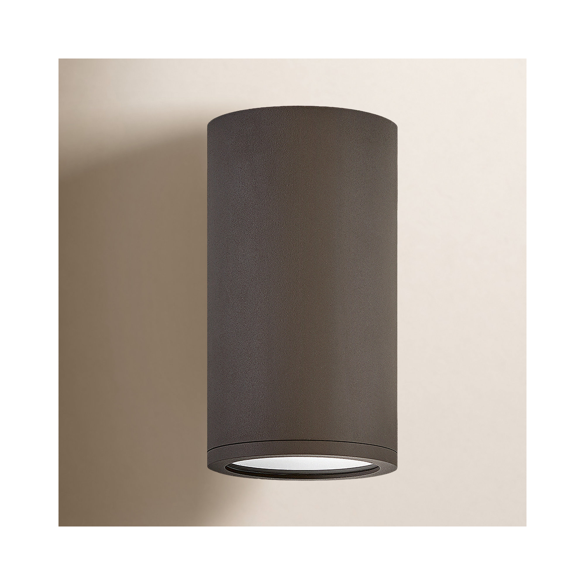 Silo 1 - Bulb 8" H Outdoor Armed Sconce, Architectural Bronze