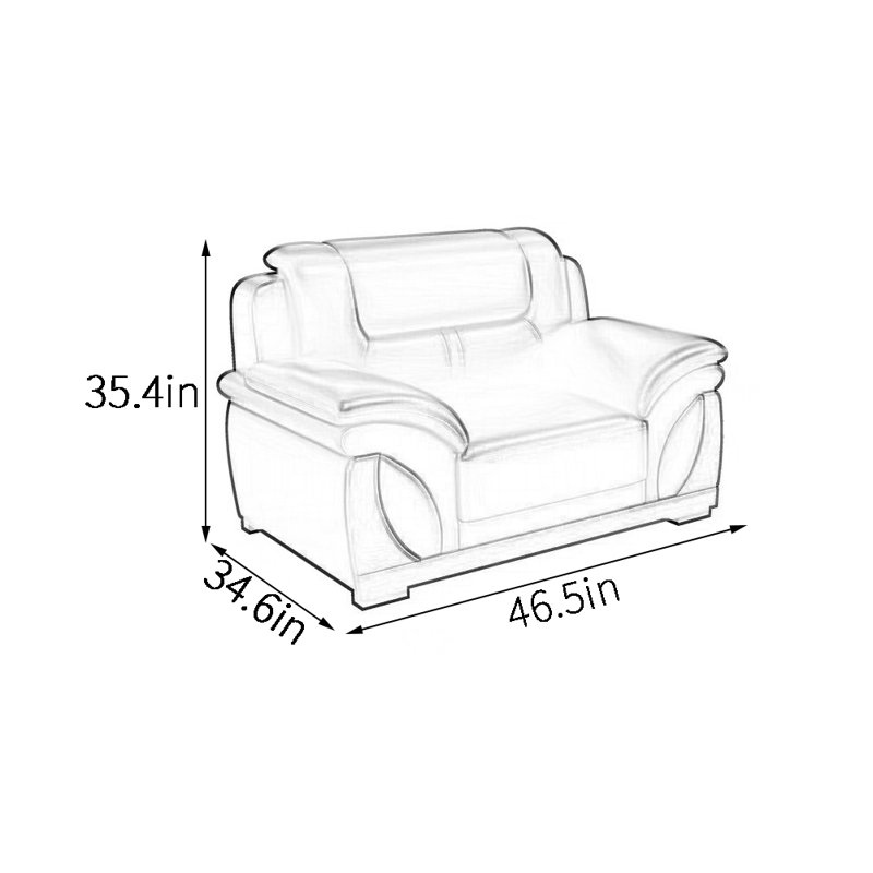 Chaise d'appoint simple, classique, élégante