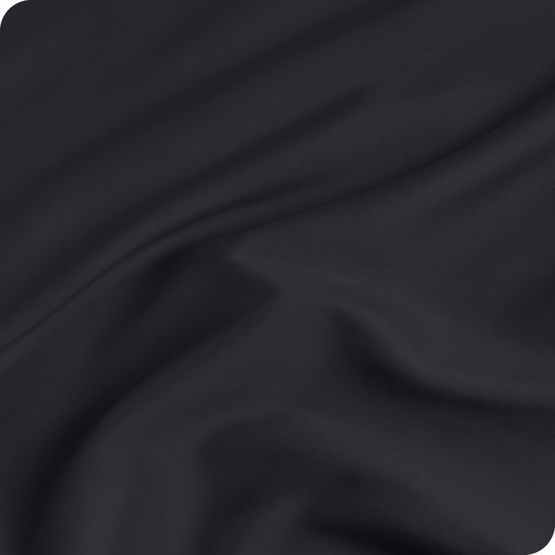 Extra Deep Microfiber Fitted Sheet, California King Fitted Sheet, Black