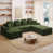Velours vert est en rupture de stock