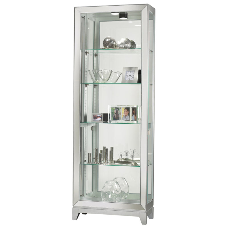 Shayne Lighted Curio Cabinet