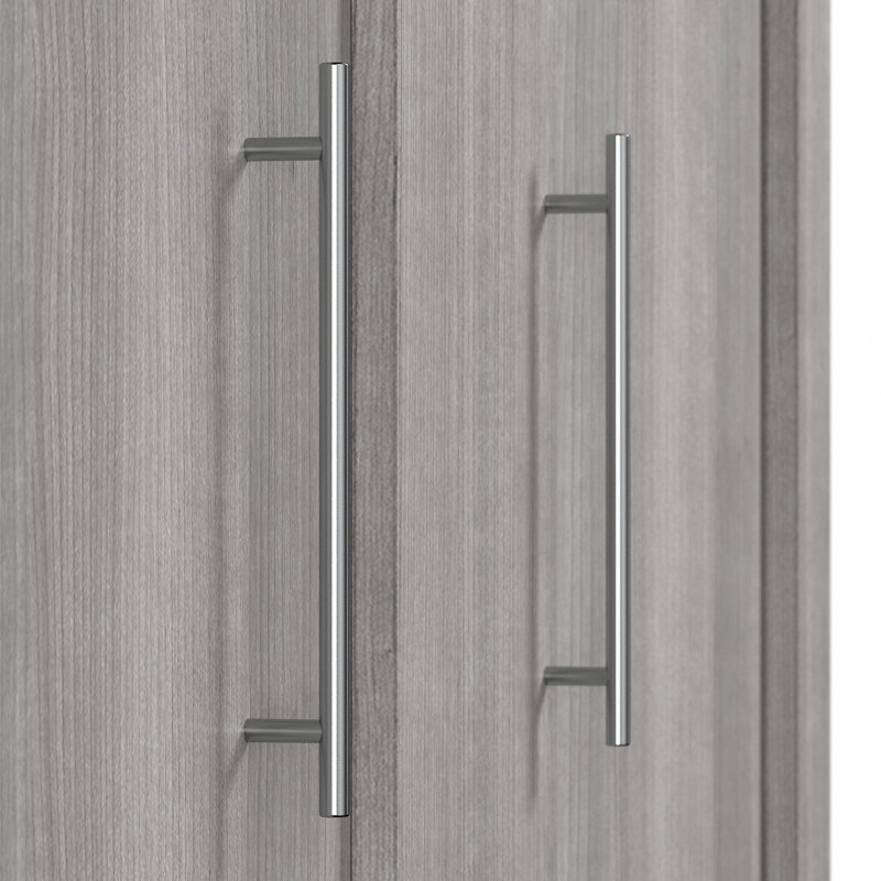 Arlex Walk-In Tower, Platinum Gray, 83.66" H x 25" W x 18.19" D