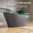 67" x 30" Freestanding Soaking Acrylic Bathtub Contemporary Adjustable Stand Alone Tub Oval Shape-100140369