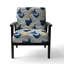 Fauteuil d'appoint rembourré moderne et contemporain Coastal Minimalisme