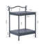 Lugo 45cm W Metal Bedside Table