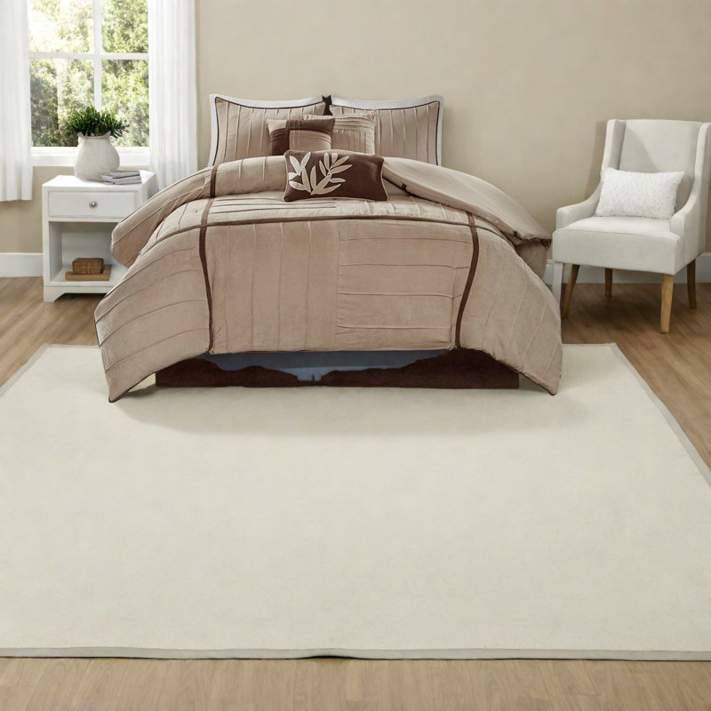 Ensembles de literie de luxe très grand, simili suède polyester, confort décontracté pour la maison