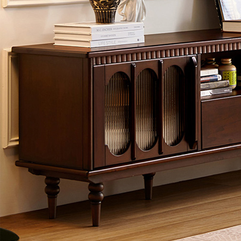 Romantic high appearance level TV cabinet, 86.61"