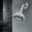 High Pressure Shower Heads 3.6 Inch 3 Settings Rain High Flow Showerhead-1979262111