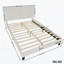 Lit plateforme en tissu d'ameublement-1335435442