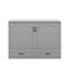Lit escamotable double pleine grandeur avec tiroir et ensemble de prises et ports USB-790190205