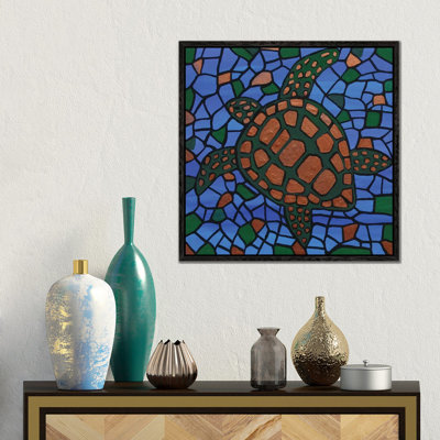 Turtle 1 Piece Wall Art on Canvas