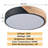 Drexton Wood LED Flush Mount Ceiling Light-1369691307