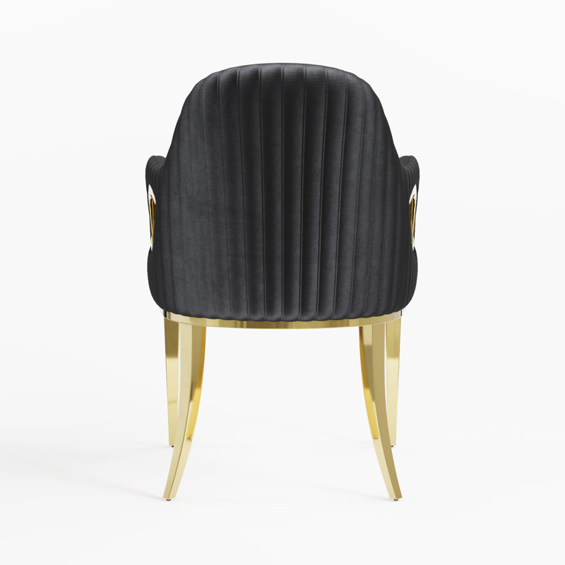 Coopersburg 18.6'' H Velvet Upholstered Armchair